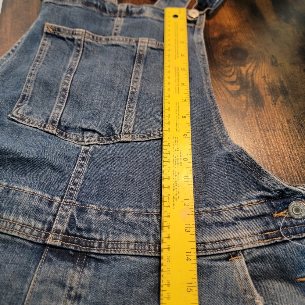 Old Navy Women's Blue Jean Overalls Size 16 - Picture 9 of 11